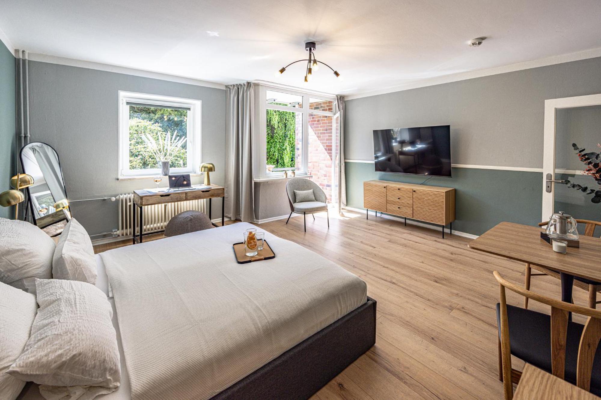 Have-A-Nice-Stay - Nahe Bahnhof Ahrensburg - 20 Minuten Nach Hamburg - Trotzdem Ruhig Gelegen - 6 Minuten Zu Fuss Ins Zentrum Ahrensburg - Modern Eingerichtet Buitenkant foto