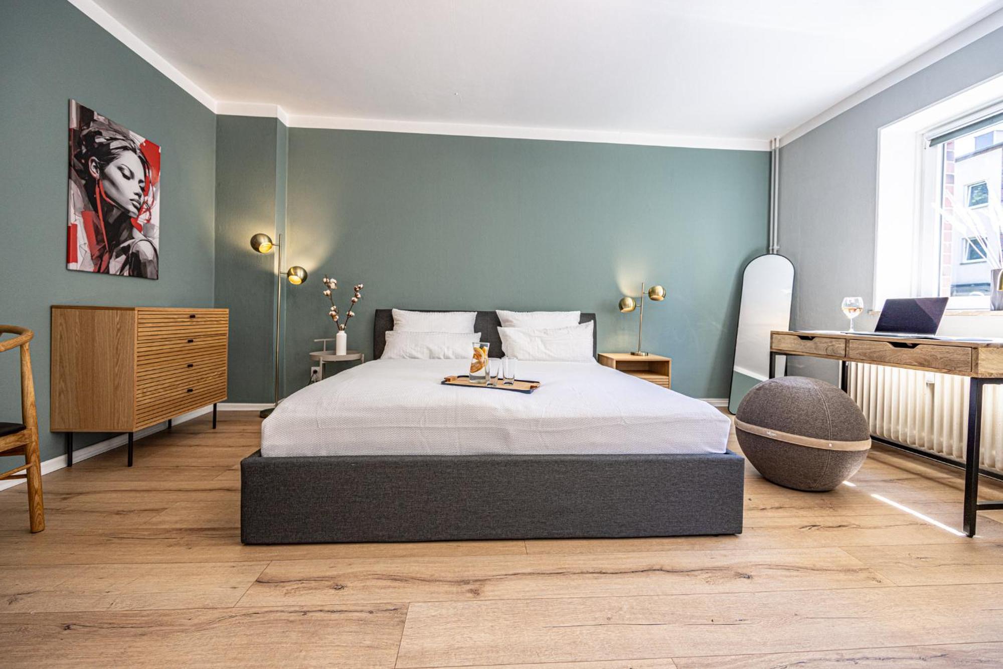 Have-A-Nice-Stay - Nahe Bahnhof Ahrensburg - 20 Minuten Nach Hamburg - Trotzdem Ruhig Gelegen - 6 Minuten Zu Fuss Ins Zentrum Ahrensburg - Modern Eingerichtet Buitenkant foto