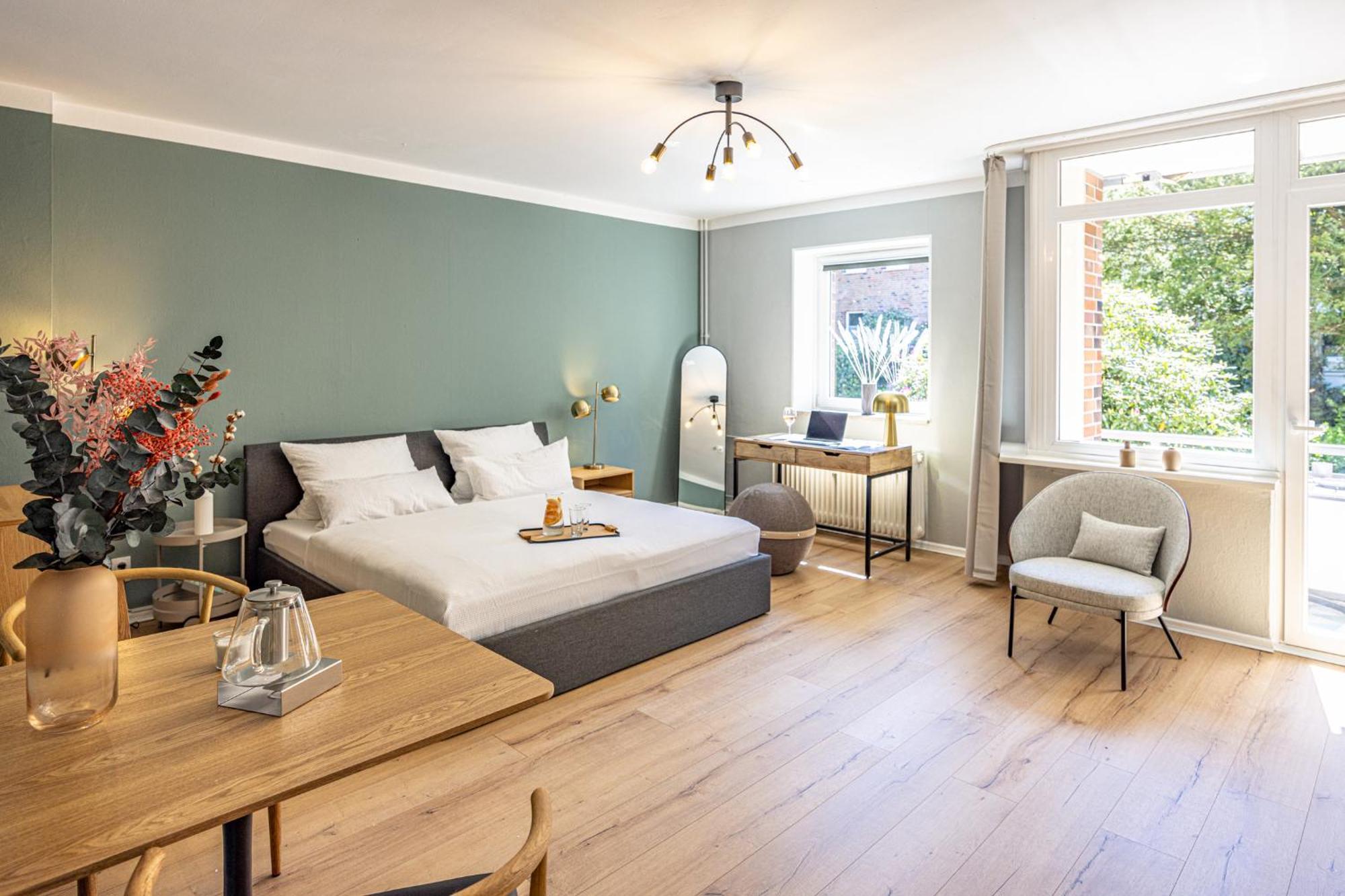 Have-A-Nice-Stay - Nahe Bahnhof Ahrensburg - 20 Minuten Nach Hamburg - Trotzdem Ruhig Gelegen - 6 Minuten Zu Fuss Ins Zentrum Ahrensburg - Modern Eingerichtet Buitenkant foto
